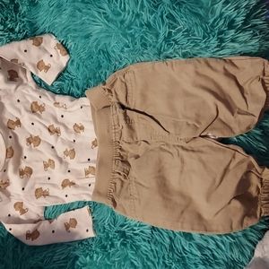 Carter's long sleeve top with garanimals bottoms
